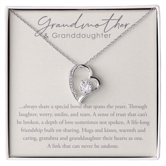 Grandmother and Granddaughter- Forever Love Necklace